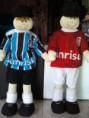bonecos do gremio e do inter.